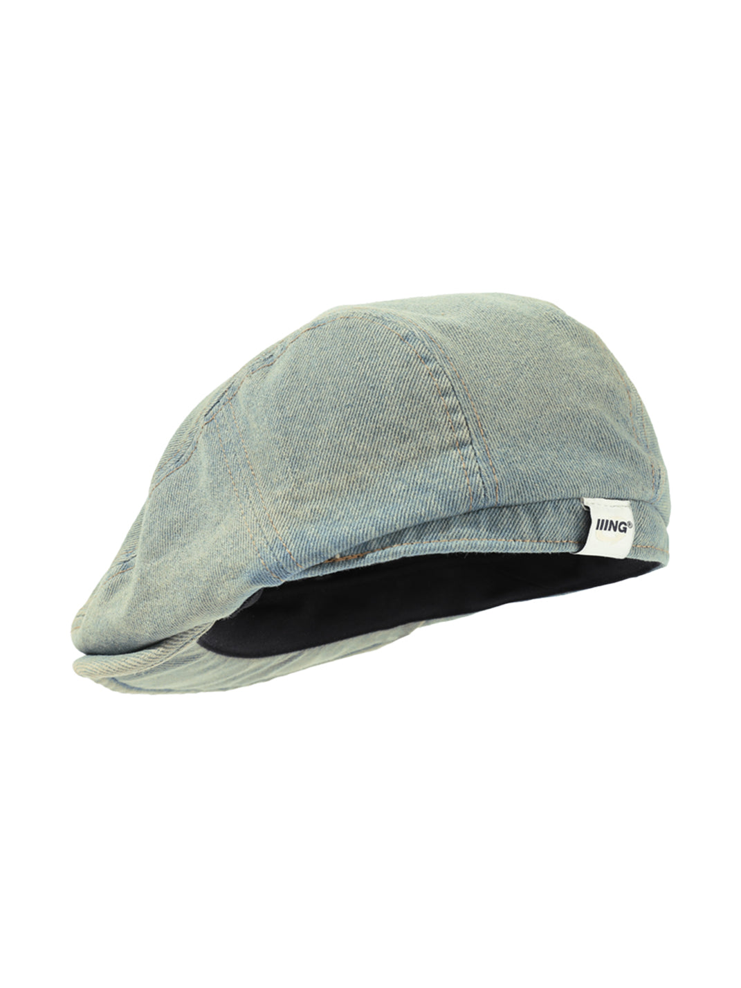 IIING | Retro Washed Denim Adjustable Beret Hat - PSYLOS 1, IIING | Retro Washed Denim Adjustable Beret Hat, Accessories, IIING, PSYLOS 1